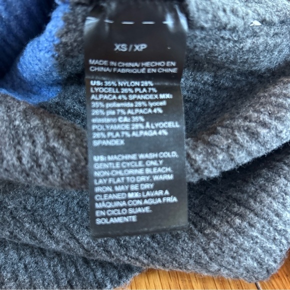 WHITE HOUSE BLACK MARKET Women Blouson Sleeve Colorblock Pullover Sweater Sz XS - Picture 5 of 5